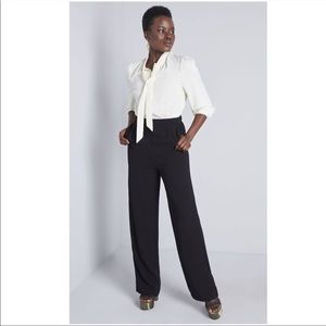 NWT ModCloth Jumpsuit Twofer Tie-Neck